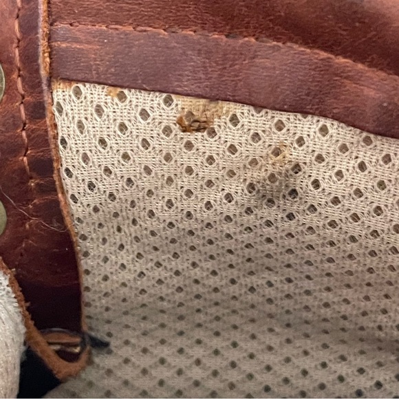 Harley Davidson Vintage Women’s Brown Leather Moto Boots Size 7 - Picture 13 of 15